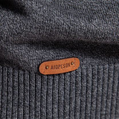 Men's Casual Crew Neck Pullover Knit Sweater