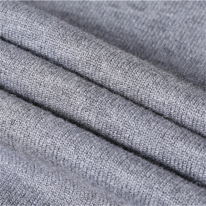 Men‘s Winter Turtleneck Thick Casual Solid Color Sweater
