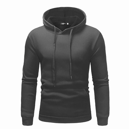Men's Basic Solid Color Pullover Hooded Sweatershirt