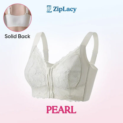 ZipLacy - CHRISTMAS SALE 70% OFF - Ultra Soft Front Zip Wireless Lifting Bra