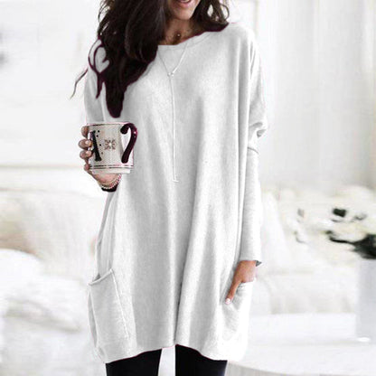 Women Fall/Winter Chic Round Neck Jumper