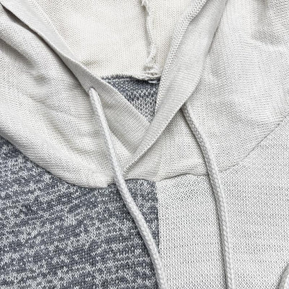 Men's Pullover Contrast Color Block Hoodie Sweater