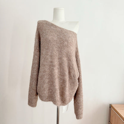 Shoulder Loose Fit Sweater