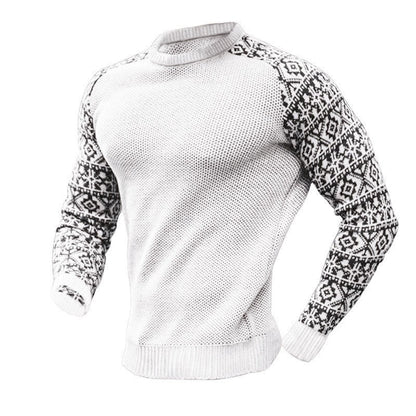 Men's Pullover Casual Long Sleeve Round Neck Sweater