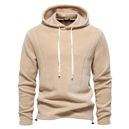 Men's Hooded Pullover with Drawstring Sweater