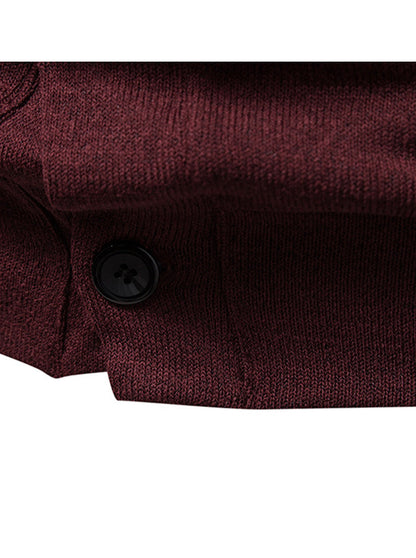 Brent Patchwork Casual Cardigan (shirt not included)