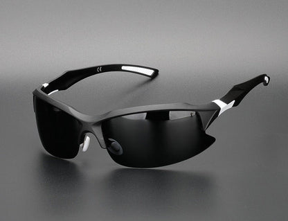 Velo-Pro "Wasp" | Aerodynamic Wrap-Around Polarized Sport Sunglasses